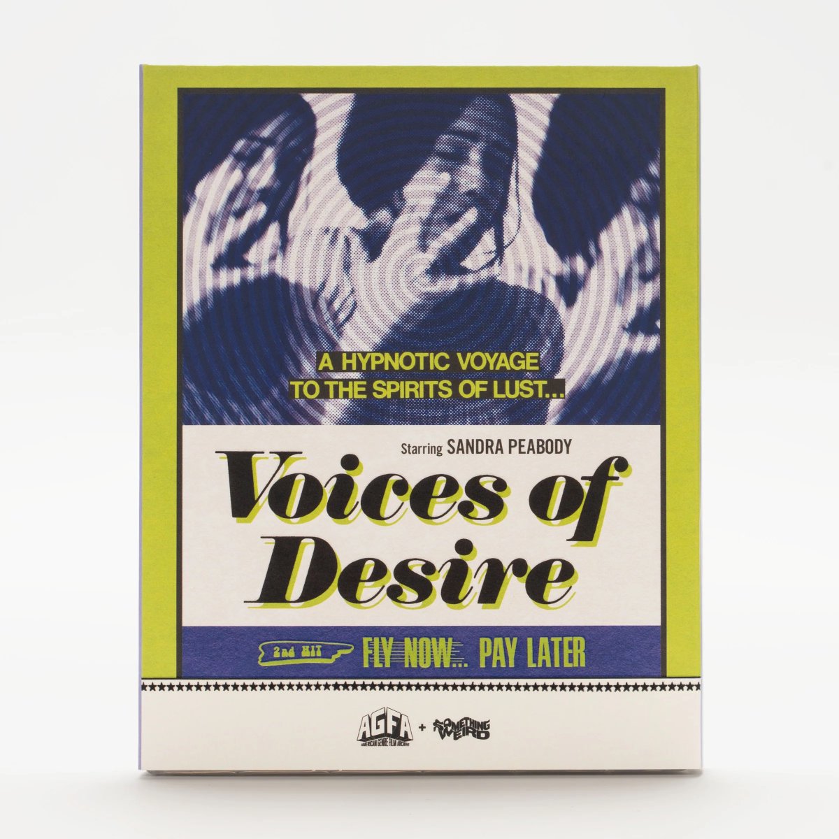 disc_connected's tweet photo. ***ANNOUNCEMENT***
Now available to preorder from the @VinegarSyndrome website and shipping at the end of June on Blu-ray from @ocndistro #PartnerLabel @filmarchive: #VoicesOfDesire + #FlyNowPayLater (1969/1972)!
Before starring in Wes Craven's The Last House on the Left, Sandra Peabody (aka Sandra Cassell) shined in Voices of Desireโa surreal, supernatural erotic horror hybrid and the debut feature film from exploitation auteur Chuck Vincent. Filmed in and around Manhattan, the story follows Anna (Peabody) as she attempts to escape the hauntings of a ghoulish sex cult. Voices of Desire is an undiscovered gem from the Something Weird vaults, and a sublime convergence of arthouse style and grindhouse thrills. Plus, the hallucinations continue with Fly Now, Pay Laterโa drugged-out blast of sex-horror delirium that was made by anonymous maniacs in New York's Greenwich Village.
directed by: Chuck Vincent, B.H. Dial
starring: Sandra Peabody, Marlene Willoughby, Simone Renard
1969, 1972 / 136 min (combined) / 1.85:1, 1.66:1 / English DTS-HD MA 1.0
Additional info:
Region Free Blu-ray
Preserved from Something Weird's 35mm theatrical prints
VOICES OF DESIRE: Commentary by Casey Scott of The Sin Syndicate podcast
Short: DRIVING MISS DAISY CRAZY
Short: STRANGE SEX DREAMS
Short: MANIAC HOSPITAL
Horrotic trailer reel
Photo gallery
Booklet with essay by Gentry Austin of The Sin Syndicate podcast
English SDH subtitles
Trailer: https://t.co/HDmQZ40nkQ
https://t.co/fIxv0ycjZr
#BluRay #PhysicalMedia #BluRays #BoutiqueBluRay #CultMovies #DiscConnected #VinegarSyndrome #OCNDistribution #AGFA #FilmArchive #ChuckVincent