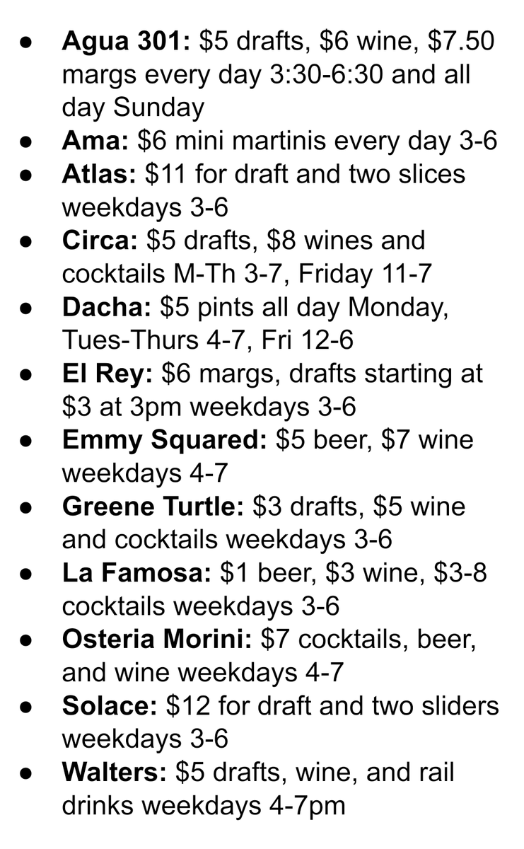 eat_dc's tweet photo. Fritz put together a good list of the many martini specials in @UnionMarketDC. That got me thinking about the best neighborhoods for happy hours which led to this list of cheap and super cheap happy hour specials in Navy Yard. Seems like a good week for it. https://t.co/14rdFNO3HG