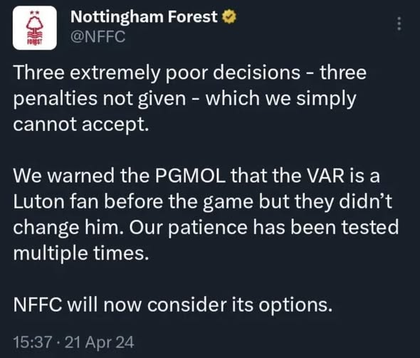Adam_Clements's tweet photo. @SouthamptonFC It's giving vibes from our tweet, no use pointing fingers https://t.co/NJVSuTrhKb
