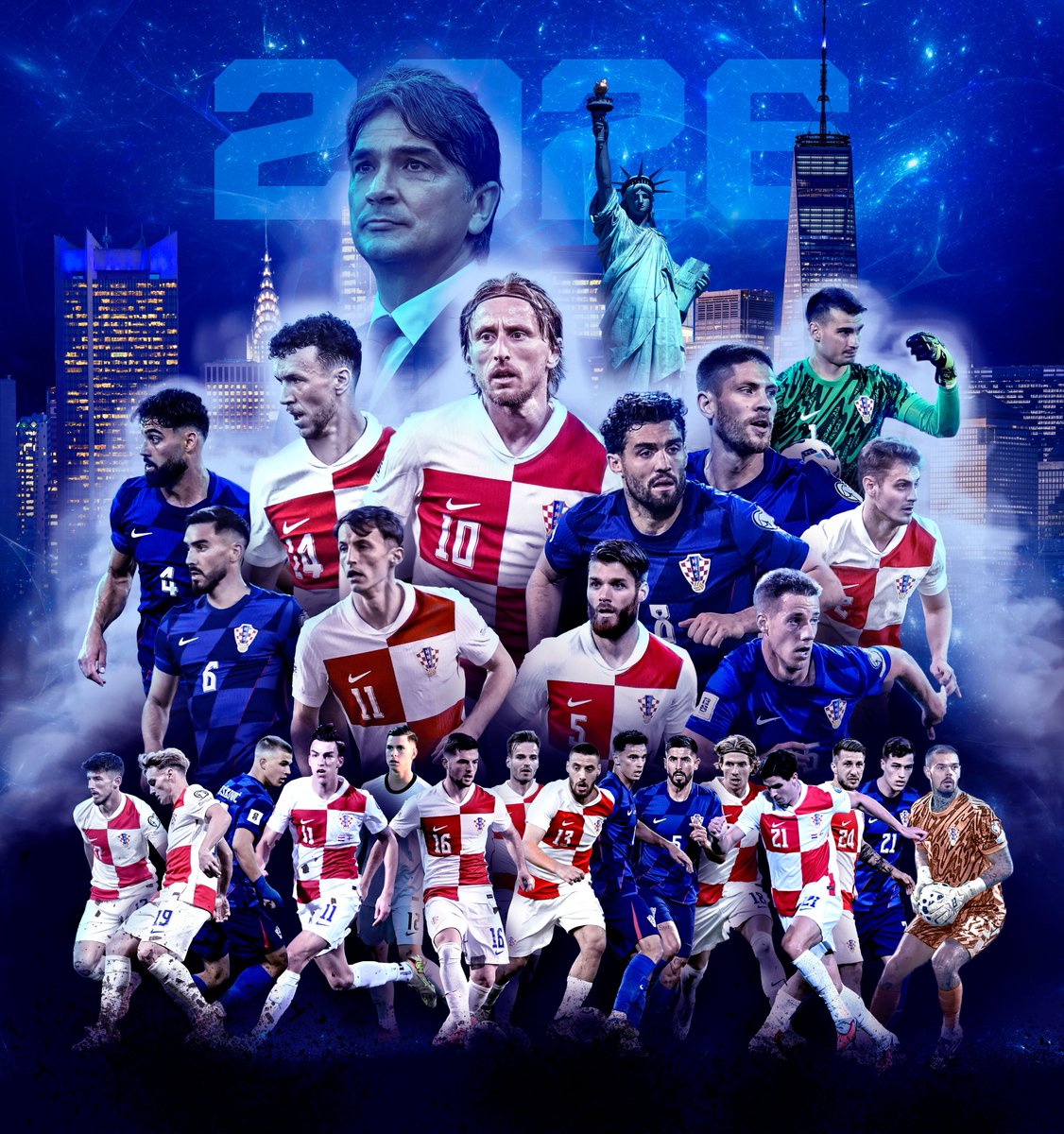 HNS_CFF's tweet photo. The @FIFAWorldCup calls. #Croatia will rise to the occasion. 🌎

#HrabarBroj #WorldCup #Family #Vatreni❤️‍🔥 https://t.co/Nzj7NrcvqE