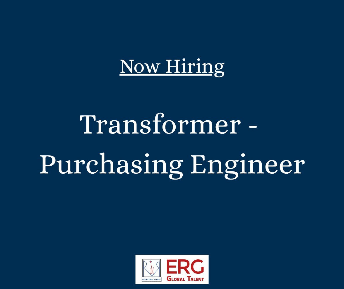 TalentErg's tweet photo. #HiringNow
𝗧𝗿𝗮𝗻𝘀𝗳𝗼𝗿𝗺𝗲𝗿 – 𝗣𝘂𝗿𝗰𝗵𝗮𝘀𝗶𝗻𝗴 𝗘𝗻𝗴𝗶𝗻𝗲𝗲𝗿
📍 𝗟𝗼𝗰𝗮𝘁𝗶𝗼𝗻: 𝗨𝗦𝗔
📩 Send your resume to: JOBS@ERGGT.COM
#PurchasingEngineer #Transformers #SupplyChainJobs #Procurement #EnergyJobs #UtilityIndustry #ERGGTech https://t.co/RXP8rBKlPh