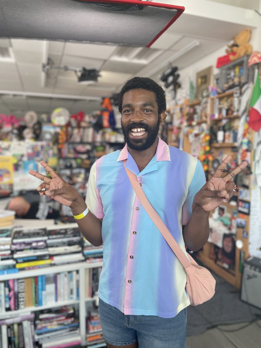 MarQuezPRoss's tweet photo. Another bucket list item crossed.

Still gagged I got to see @CureForParanoia perform at NPR #TinyDesk https://t.co/GLyTZrm8WT