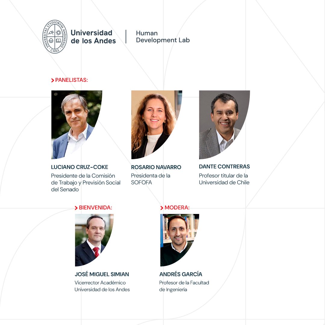 hdl_uandes's tweet photo. 📢 ¿Cómo prepararnos para el mercado laboral del mañana?
Acompáñanos en una nueva edición de #ChileEnConstrucción junto a Luciano Cruz-Coke, Rosario Navarro y Dante Contreras para debatir sobre el futuro del trabajo.

📅 3/06 08:30 hrs.
📍 Uandes

Link: https://t.co/kCWeU2P3JB https://t.co/FjiNU7CbgM