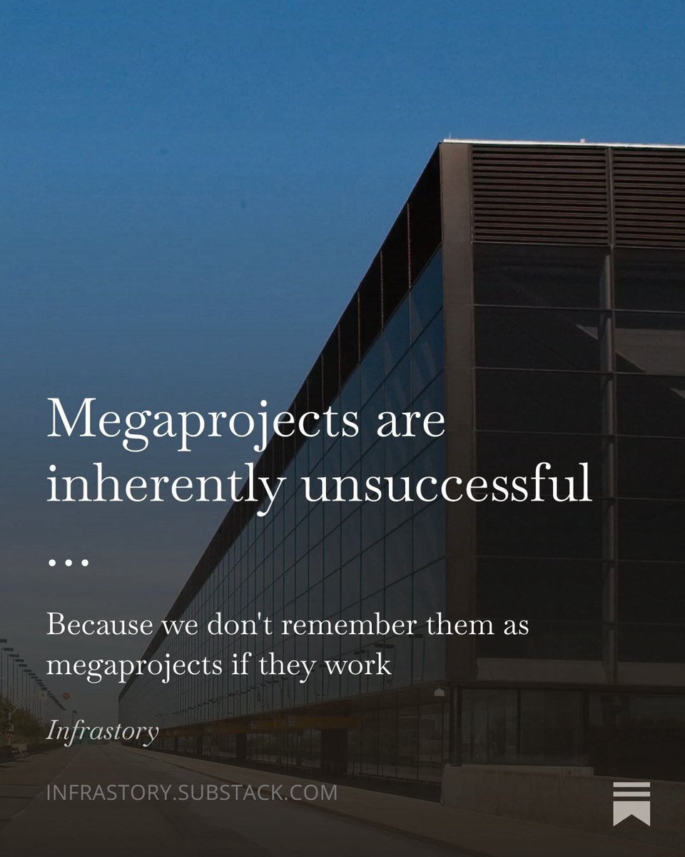 Infrastory_'s tweet photo. Megaprojects get an unreasonably bad rap, perhaps we just only remember the bad ones. Read the latest Infrastory now: https://t.co/ksWLcTDz1S