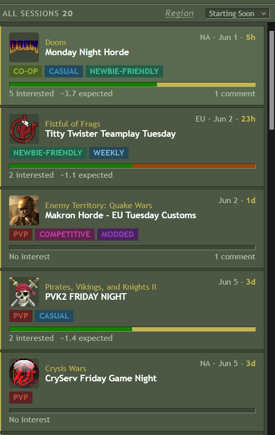 StormslayerDev's tweet photo. For those of you that want something like this on any PC game, 
Check out https://t.co/iAs6dcDOOA! They are a website specifically for creating multiplayer events for small/dead games! 
You can schedule in advance, see player interest and more! https://t.co/v1v3GBJitt