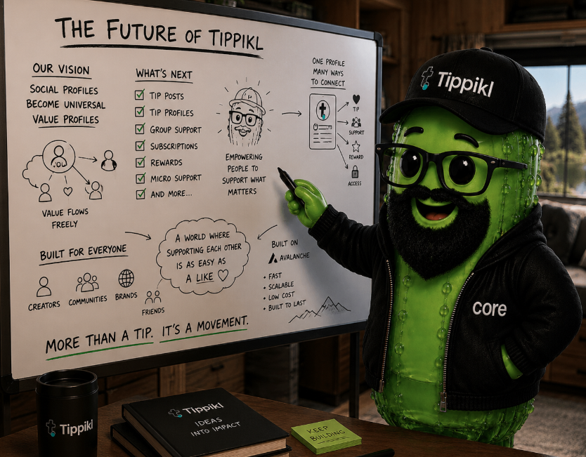 KryptoCEO's tweet photo. A lot of people ask me why we built Tippikl.

The truth is, it came from something that always felt broken on the internet. Every day people create value.

They make us laugh. They teach us something. They help us solve problems. They build communities.

Most importantly, we are inspired by them, I see amazing people on the timeline across all of the ecosystems. 

Yet the only way most people can say thank you is with a like, a repost, or a comment.

Don't get me wrong, those things matter. But sometimes you want to do a little more.

I wanted a world where supporting someone online was as easy as interacting with their content.

No searching for usernames on different apps. No asking for wallet addresses. No jumping between platforms.

Just seeing something you value and being able to support that person instantly.

That's where the idea for Tippikl came from.

We believe social profiles should become more than profiles. They should become identities that allow people to support, reward and connect with each other directly.

Today it starts with tipping posts. Tomorrow it's much bigger than that. The internet changed how we communicate with each other.

When you use @TippiklLabs, how does it make you feel?