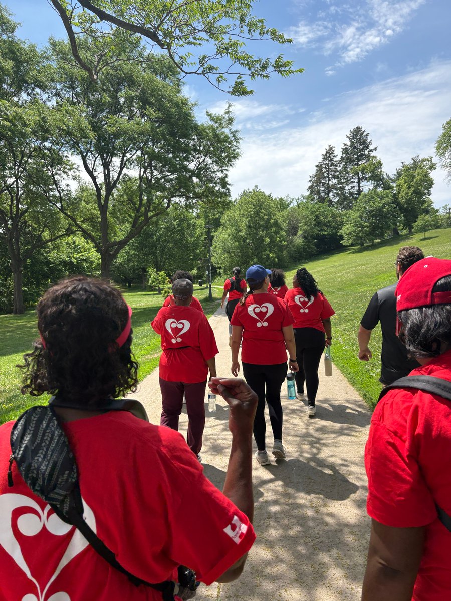D4Commish's tweet photo. This weekend we held our second heart health walk! 4 miles of walking that started at Sabathani and took us through GFS and Powderhorn park. Thank you Sabathani for hosting us and grateful to everyone of varying abilities that joined! ♥️🚶🏾‍♀️ https://t.co/XV6608tbZ1