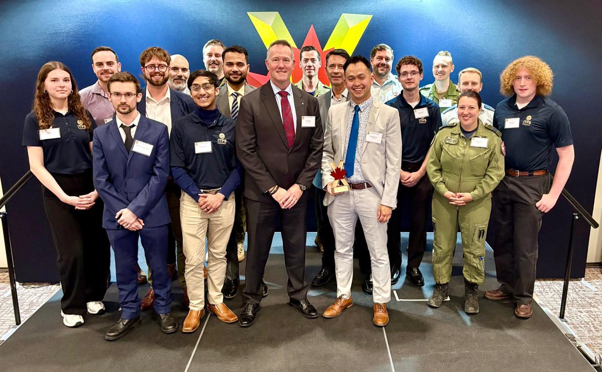 ITPSCanada's tweet photo. Great day at The @SETP_ORG Canadian Section Symposium last Friday in Ottawa.

Events like this are a reminder of how valuable the flight test community really is. The opportunity to learn from so many experienced flight test professionals, hear such a wide range of thoughtful and technically interesting presentations, and connect with both familiar faces and new colleagues is something we never take for granted.

A special congratulations to our own Bennett Leong, who received the award for Best Presentation for his presentation on ITPS Canada’s Advanced Controls Evaluator, ACE. ACE represents an important step forward in advanced flight test training, combining variable stability, active inceptors, modern avionics, programmable cockpit interfaces, and advanced flight control law evaluation into a unique in-flight laboratory for future test pilots and flight test engineers.

More than an aircraft upgrade, ACE reflects ITPS Canada’s broader commitment to staying at the forefront of flight test training and applied R&D. It is designed to give students hands-on exposure to advanced flying qualities, Fly-By-Wire concepts, control law evaluation, pilot-vehicle interface design, and the technologies shaping the future of aviation.

Thank you to the SETP Canadian Section for hosting a strong symposium and for continuing to bring together a community built on experience, professionalism, curiosity, and a shared commitment to advancing flight test.

Proud of Bennett, proud of the team, and grateful to be part of this community.

#ITPSCanada #flighttest #teamwork #collaboration #SETP #excellence