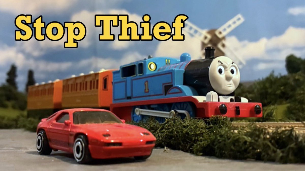 TheEngineAdam's tweet photo. After over 1 year, I’m ready to announce that stop thief is releasing this Wednesday!!! I’m still doing last minute edits and polishing the episode but all scenes have been shot and completed. Thank you @TankEngineTim for your patience and amazing narration!!!! 🤩 https://t.co/jsjx7rOZch