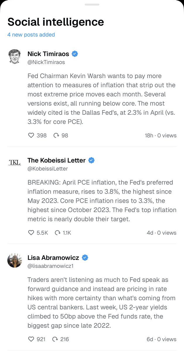 Gemini's tweet photo. Grok 🤝 Command Center

Get the latest news on the markets you care about, along with summaries, sentiment, and what people are saying on X https://t.co/xB0rPZCPQ0