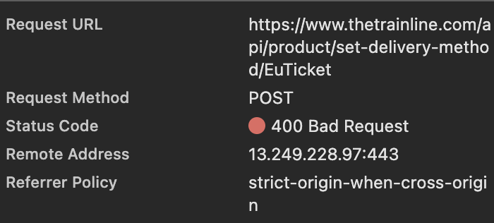VialNicolas's tweet photo. @Guirim @trainline_fr Essai sur Safari,Chrome,Brave,Vivaldi,Firefox en ayant tout effacé. Cela ne peut pas venir de moi. Avec outils pour développeurs : ça donne erreur 400 

Je vais louper les bons tarifs... https://t.co/ZkrxQJ5frI