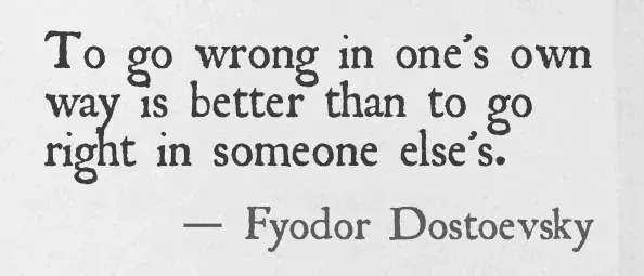 nikpathran's tweet photo. It’s better to fail as yourself than succeed as an imitation. https://t.co/DEKcpcX0l6