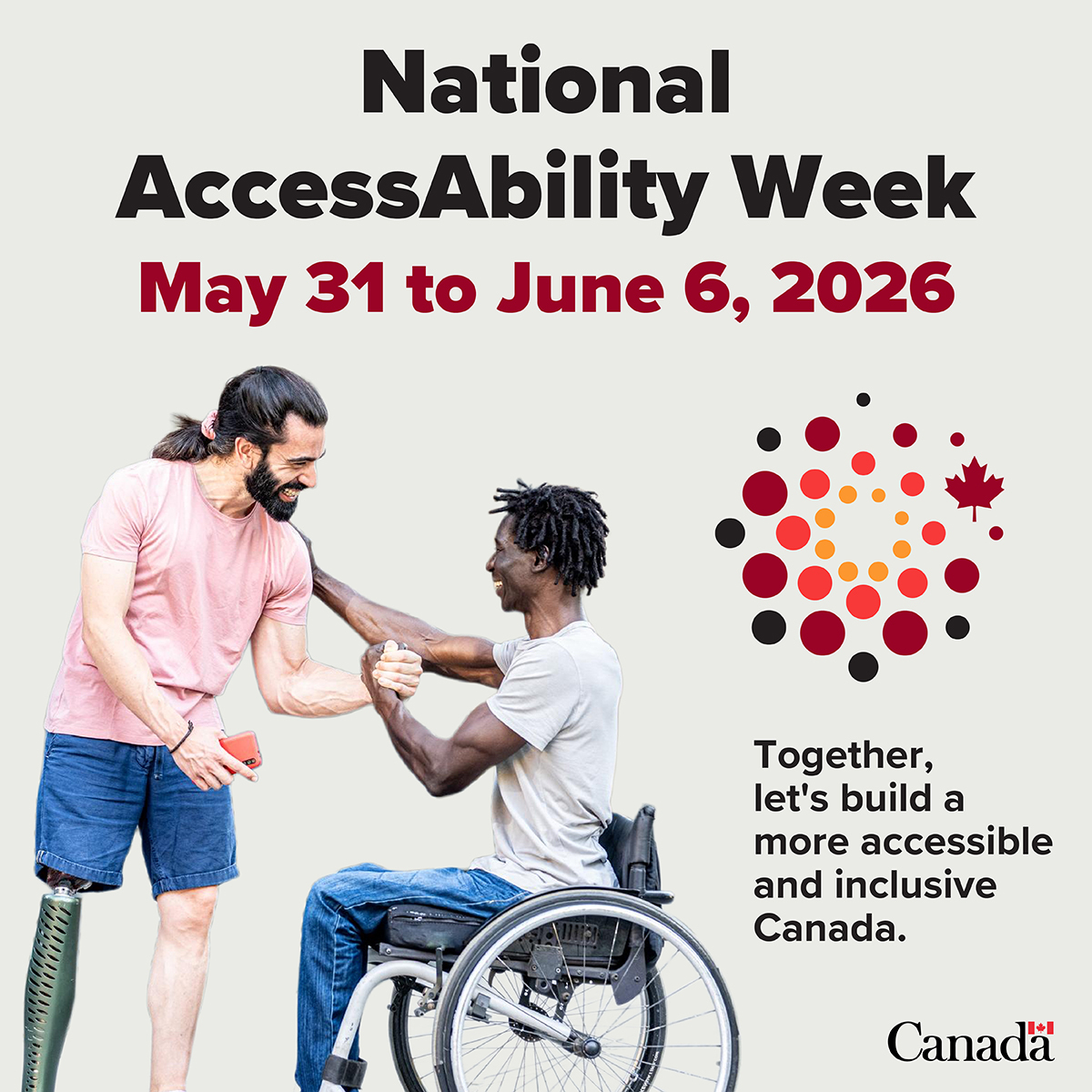 AccessibleGC's tweet photo. Have a project idea that could help raise awareness of the importance of accessibility and disability inclusion in Canada? Apply for funding today: https://t.co/1PPxJPVYiL    

#NAAW2026 https://t.co/g39ju9EdQ3
