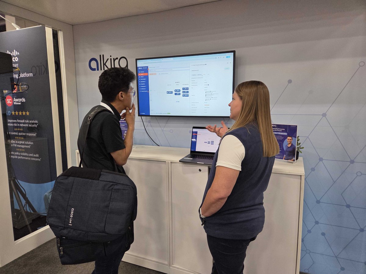 alkiranet's tweet photo. We're live at Cisco Live! 📍

Swing by and say hello, let's talk about what network infrastructure looks like in the AI era. 

And don't miss our live raffle, prizes drawn daily at 4PM 

See you at booth 2207.

#Alkira #CiscoLive #NIaaS #NetworkModernization https://t.co/kbvHBpmjKv