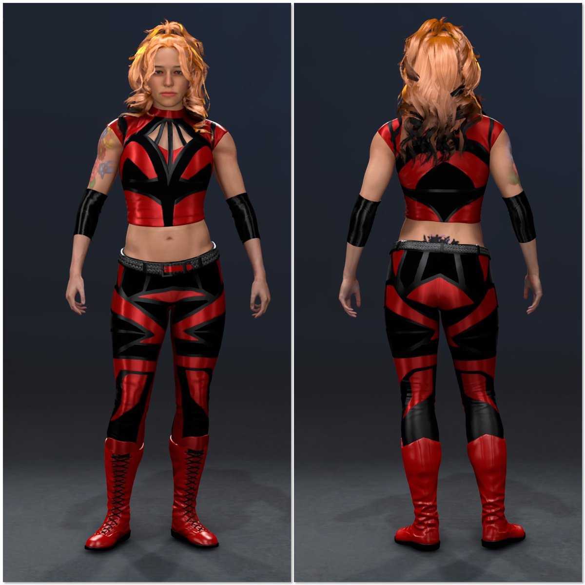 JakeBrono46's tweet photo. My last 2 creations for 2k26: Alayna &amp; Josh Corbin

#wwe2k26 https://t.co/DzhMZJi7wy