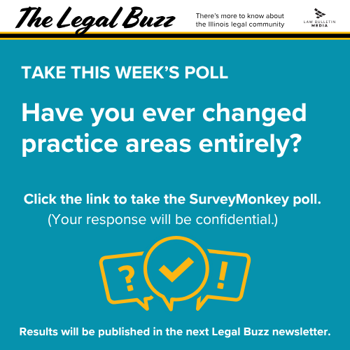 lawbulletin_med's tweet photo. Have you ever changed practice areas entirely? Share anonymously here: https://t.co/YKZ21FoOcH https://t.co/yAQsMtIe29