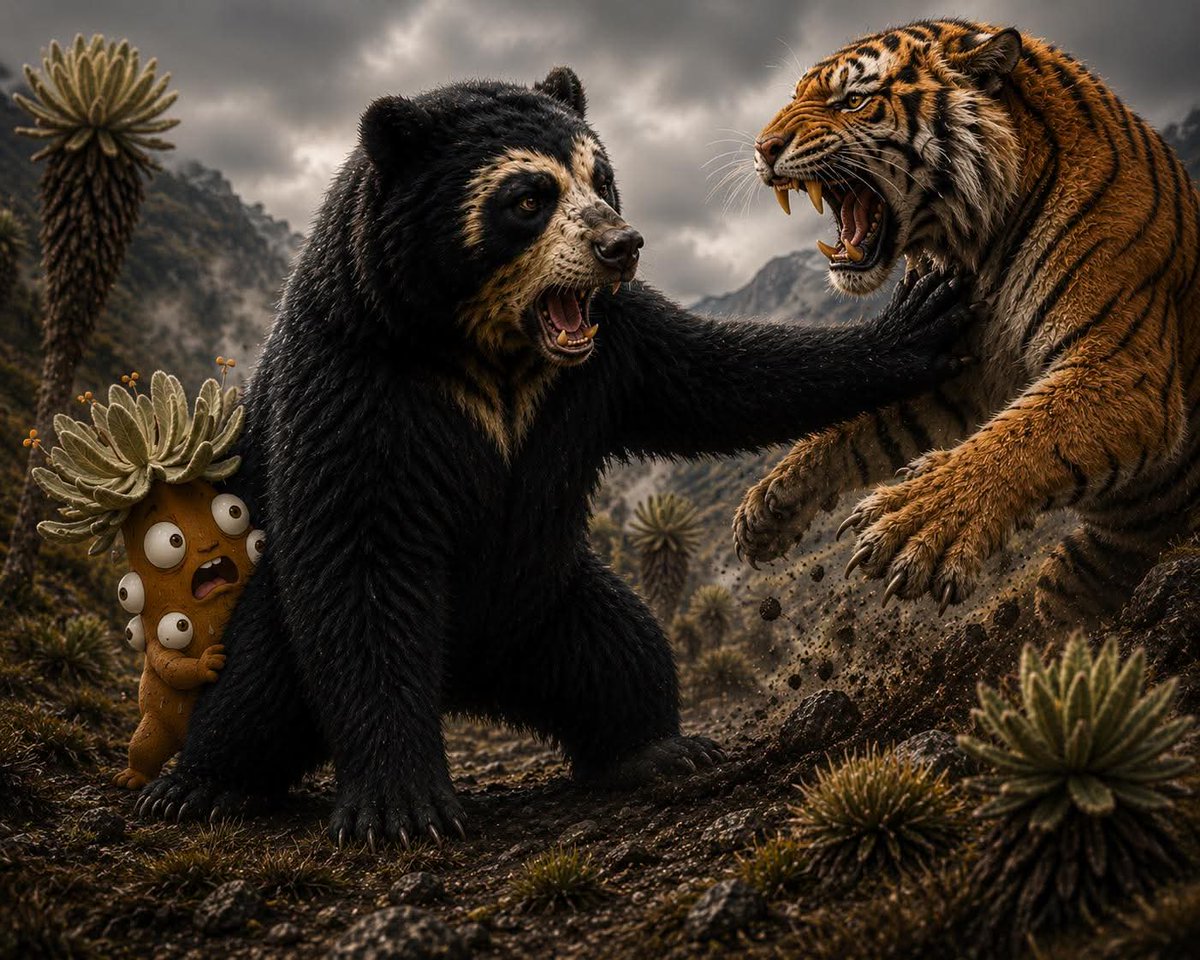 ViejoIce's tweet photo. El "tigre" con habré de hidrocarburos... Para acabar los paramos, los bosques, ríos, selva... https://t.co/M3hEjj32By