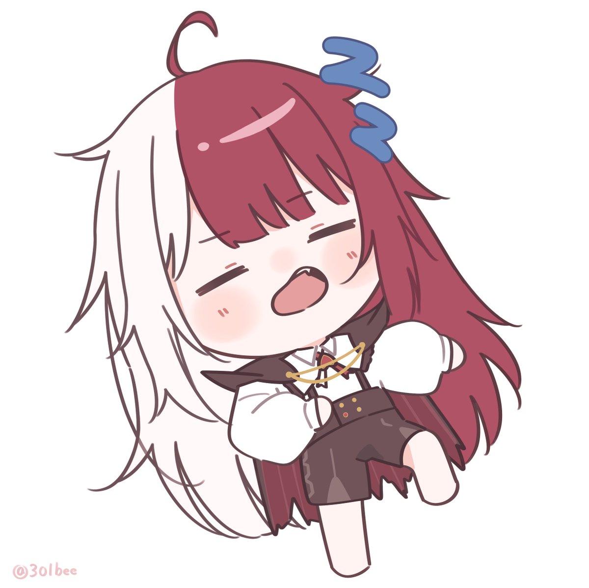 すやすやびーさま? #でもんすぺ絵ど