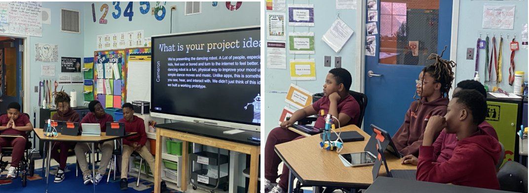 UCCharterSchool's tweet photo. Special shout out to Ms. Jacobs and Ms. Moore for creating such an engaging and meaningful learning opportunity for our students. Thank you as well to our community judges for supporting and encouraging our future innovators! #NKOProud #FutureLeaders #SharkTankWeek https://t.co/jpSdkNtTFb