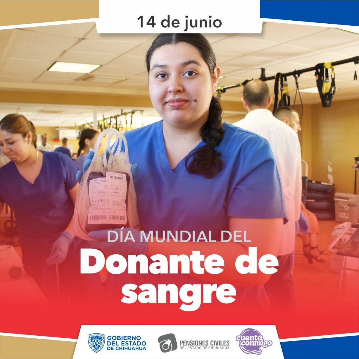 PensionesChih's tweet photo. Donar sangre es un acto de solidaridad que puede salvar vidas.

Gracias a las personas donantes que hacen posible que pacientes en situación de emergencia o tratamiento reciban el apoyo que necesitan.

Tu generosidad puede marcar la diferencia. https://t.co/oaPgpu0wTr