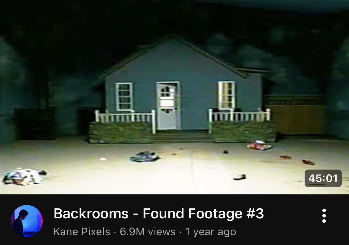 Wierd_o78033920's tweet photo. I get why Kane and A24 went with the route they went for with Backrooms but I honestly think they could’ve also gotten away with a film that was just found footage and still have it work.

Found Footage #3 is 45 minutes and never stops being eerie and intriguing. https://t.co/r3jdl6Y1MW