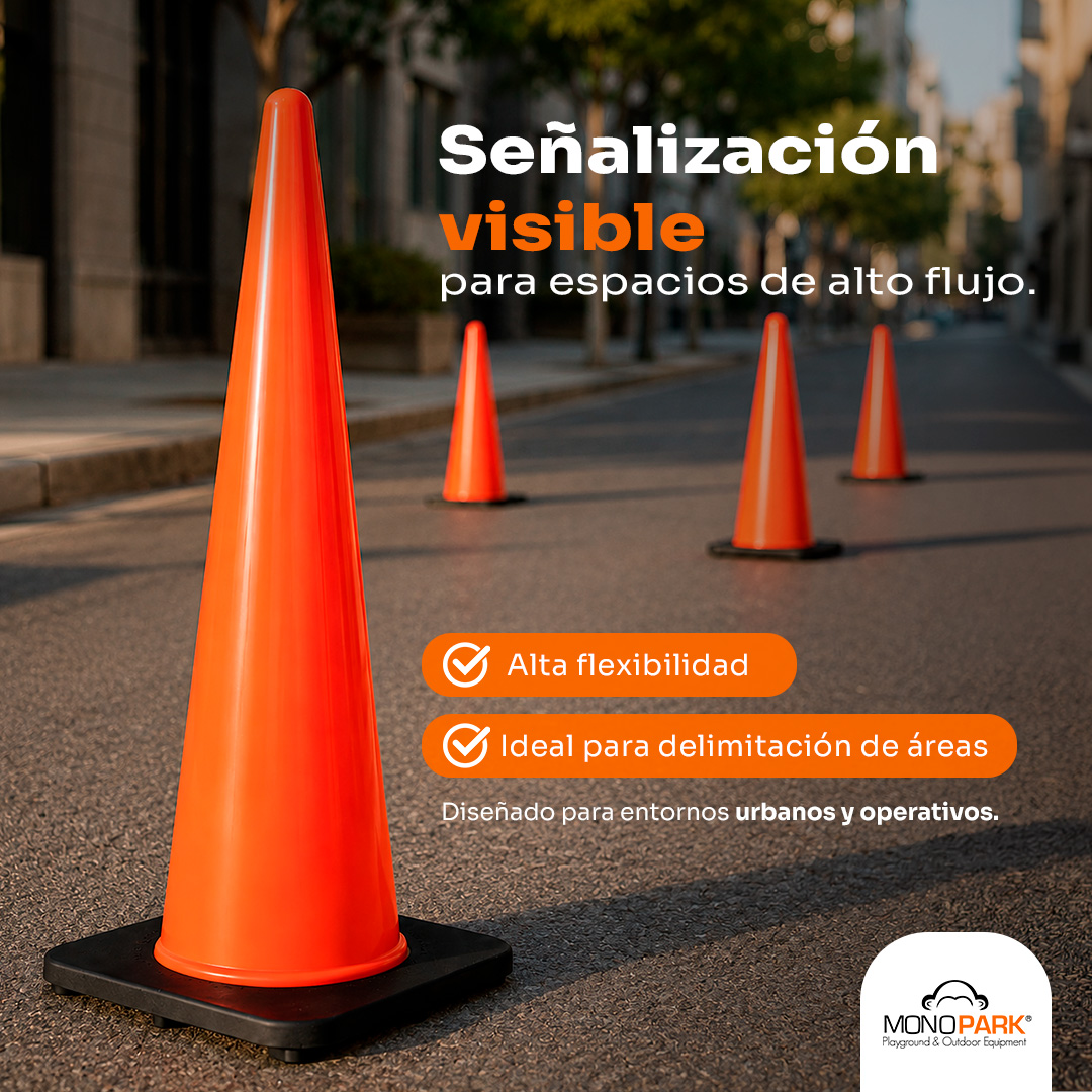 monoparkmexico's tweet photo. Elemento para delimitación de áreas en vías y espacios de alto flujo.

Su altura y flexibilidad permiten señalización visible y adaptable en entornos urbanos y operativos. https://t.co/BfUATdbI7I