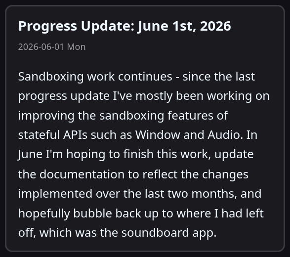 monospacegames's tweet photo. Just posted a monthly progress update on my website:

#gamedev #enginedev #indiedev https://t.co/vWpLf29vap