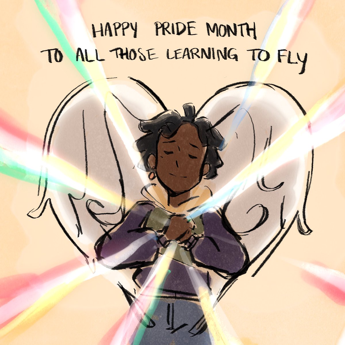 jay_rayart's tweet photo. FLY is a Black Queer and Magical story launching on June 9th on Kickstarter at 11am EST. Help our story take flight and follow our Kickstarter (Link in Bio) ! Happy Pride everyone. https://t.co/poZmGaAOjK