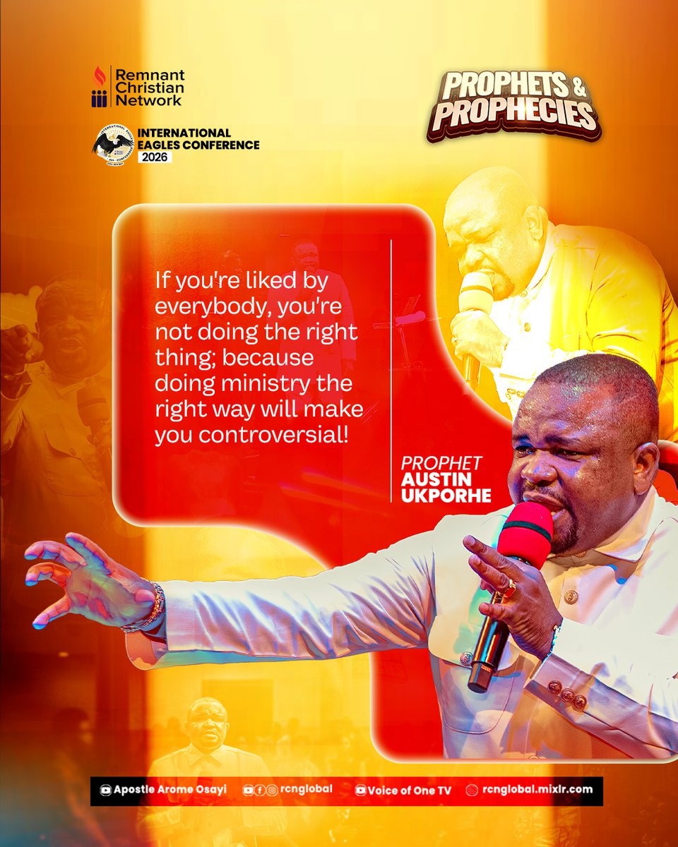 _rcnglobal's tweet photo. Excerpts From Day  6 Evening Session || Rev Austin Ukporhe

#IEC #ApostleAromeOsayi #RCNGlobal #IEC2026 #ProphetsAndProphecies #DrAromeOsayi https://t.co/UCItuTso9K