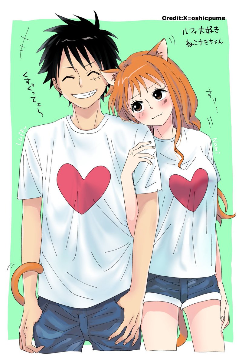 tgr18811's tweet photo. LuNami 🧡❤
Art by @oshicpume https://t.co/lvS5sgzCiL