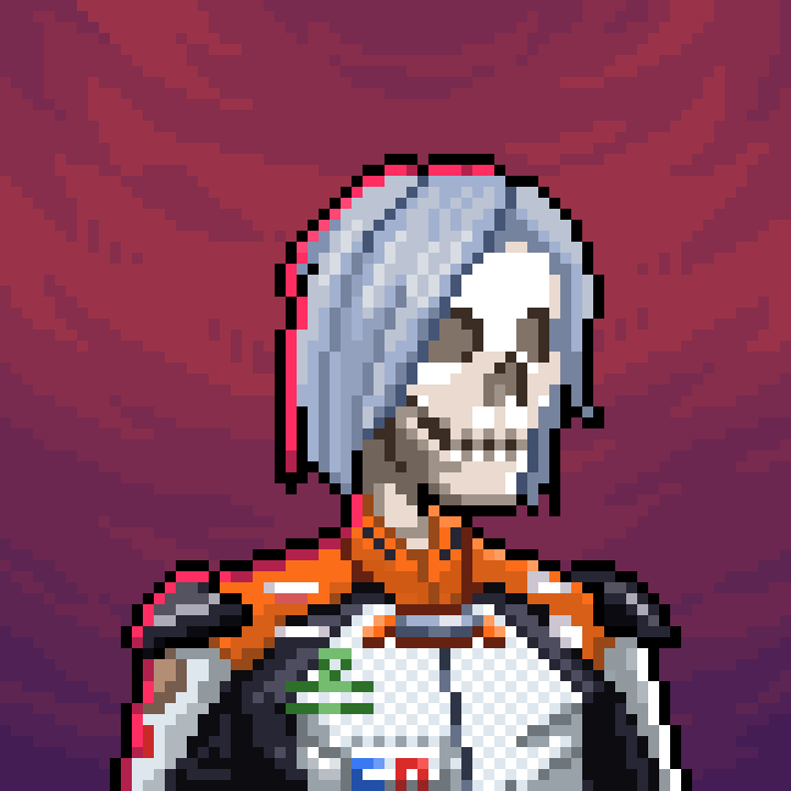 psykoin_'s tweet photo. NOBLE III
Holder: @Faikiee

Noble III shifts the tone of the Court.

Cleaner, lighter, and more futuristic than the others.

The white hair, pale face, and orange details give him a different kind of presence:
less raw competition,
more visual identity.

He feels like the point where Adrenalin Court stops being only a racing team, and starts becoming a brand.

Something more aspirational here.

Less garage.
More campaign visual.

Less mechanic energy.
More designed presence.

Noble III adds style to a Court already built on speed.