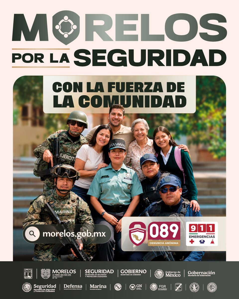 ATD_Mor's tweet photo. En Morelos construimos la paz y fortalecemos la seguridad con la participación de todas y todos. 

Porque la seguridad no sólo se construye desde las instituciones, sino también desde la unión, la organización y la solidaridad de la ciudadanía.  

#MorelosPorLaSeguridad https://t.co/B1c6BppO1U