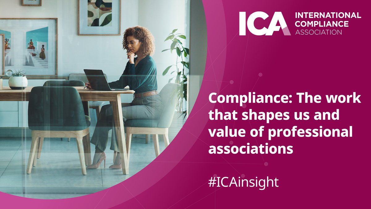 intcompassoc's tweet photo. ‘If you are a one or two-person compliance team, you already know what I am describing. Finding others who understand the specific pressures of this work – not just to vent, but to think through hard problems with people who have context – is not a luxury. It is a professional resource, and one that is underused.’  

In this week’s #ICAinsight, Rebecca Walker, Partner at  Kaplan & Walker LLP, shines a spotlight on the challenges and achievements of small compliance teams, and how professional associations like ICA provide valuable support: https://t.co/YwU1O6m4c1