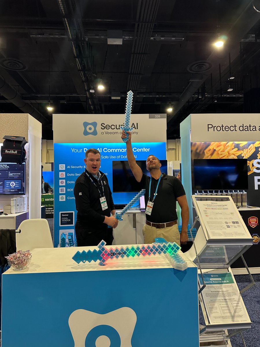 SecuritiAI's tweet photo. We came to Gartner SRM 2026 prepared. ⚔️

Stop by Booth 326. Meet the team and see how the Veeam DataAI Command Platform gives you complete intelligence and control over your data across hybrid multi-cloud environments.

Let's connect. 👋

#GartnerSRM | @Gartner_inc https://t.co/KIDP5DPJ6X