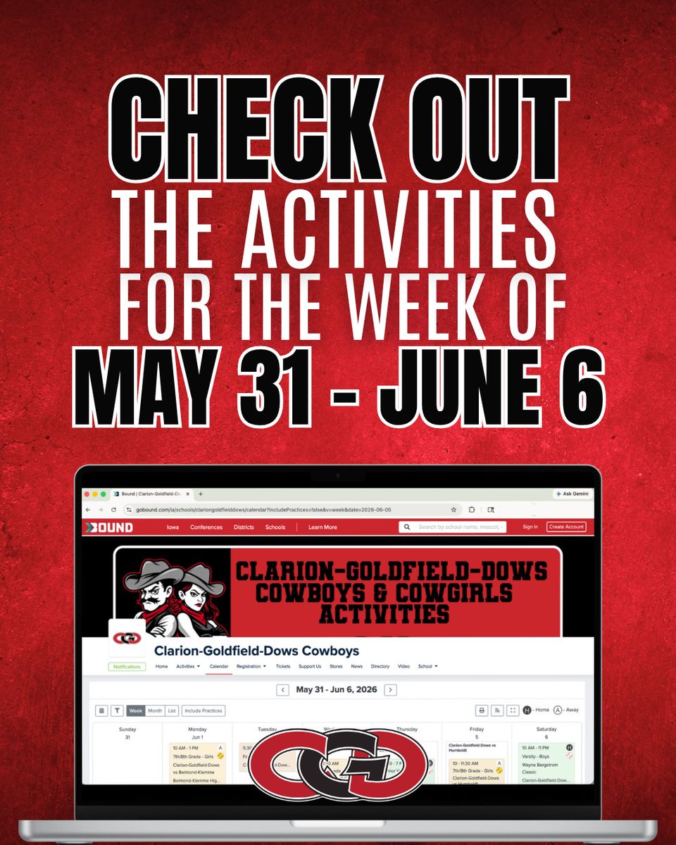 CGDSupt's tweet photo. School may be out for the summer, but there are still CGD activities and athletics happening! 😎

Check out the activities of the week: https://t.co/tXGHMqxcVH https://t.co/JnM0arkxod