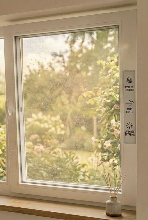 aceride23's tweet photo. As someone with severe hay fever symptoms, I’m hoping one day someone can make a window screen to also filter out pollen.  #productdesignideas https://t.co/nadASw7e55
