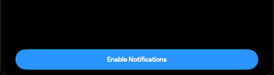 hyperbulla's tweet photo. @TarunMangukiya @koshmoney don't want to enable notifications

that seems like the only option to move ahead https://t.co/nAsq30GVET