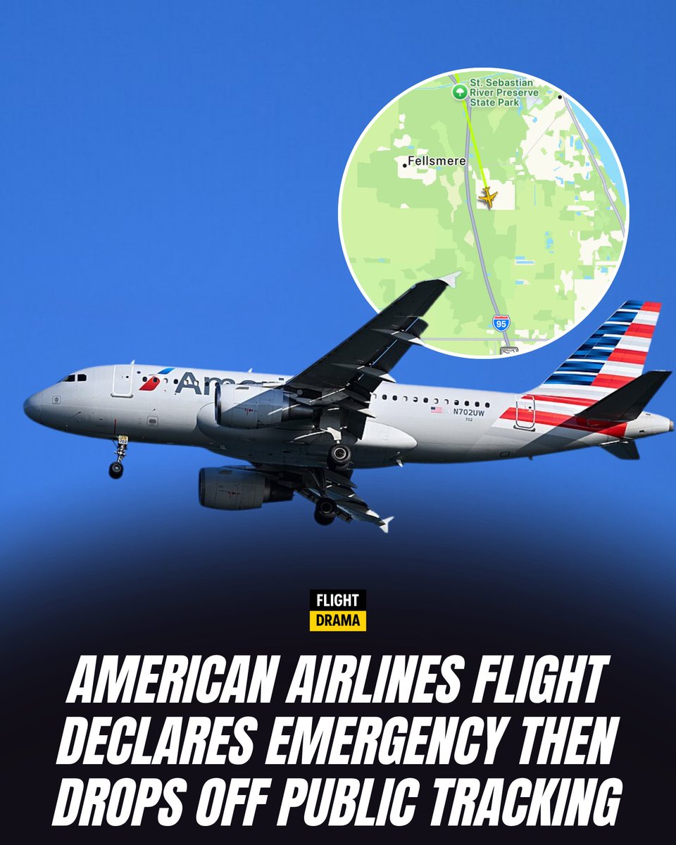 🚨breaking An American Airlines Airbus A319 operating as Flight