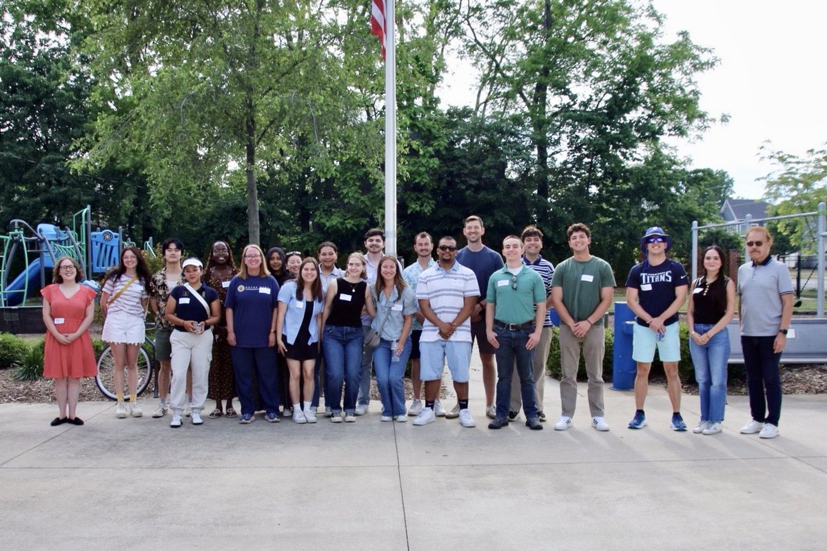 NDLaw's tweet photo. The Notre Dame Exoneration Justice Clinic (@NDLawEJC) hosted a welcome picnic yesterday for this year’s cohort of students joining the EJC’s summer internship program, which begins today. The cohort includes law students from Notre Dame Law School, @StrathmoreLaw in Kenya, and @UNAM_MX @DerechoUNAMmx, as well as undergraduate students from @NotreDame and @StOlaf in Minnesota. The students will work on wrongful conviction cases while gaining hands-on experience in criminal justice advocacy.