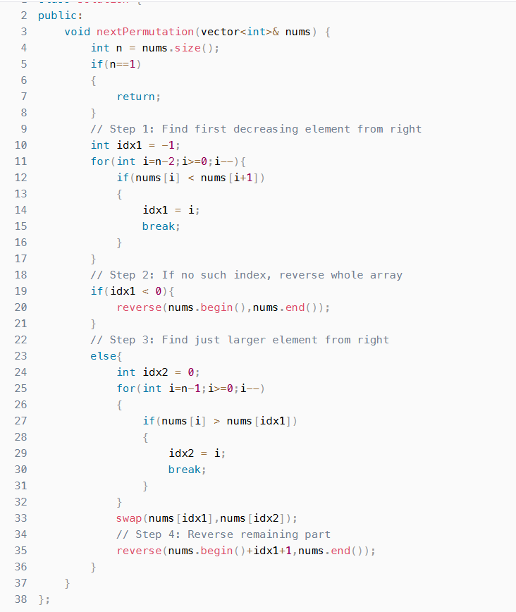 Sameekshavish's tweet photo. Day 1 – #SDESheetChallenge ✅

Started the #TakeUForward SDE Sheet and solved 3 array problems today:
📚 Topic: Arrays 
📈 Progress: 3 Problems Completed
✔️ Set Matrix Zeroes
✔️ Pascal's Triangle I
✔️ Next Permutation
#SDESheetChallenge #StriversSheet #Problemsolve #45DaysOfCode https://t.co/ooGSCGOBgN