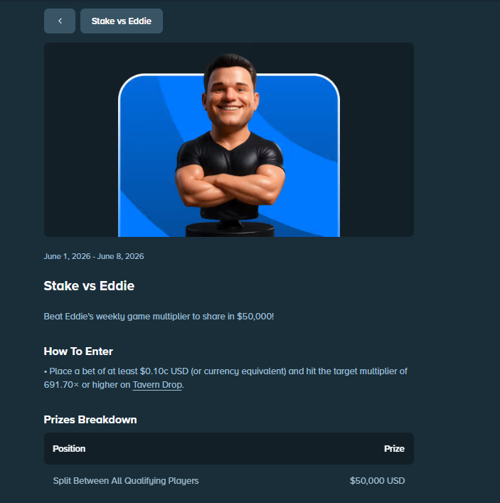 Antebotcom's tweet photo. An other day and an other challenge ending in positive before the $50k prizepool split. 

1300x for this @Stake vs Eddie. Not too bad. 

Good luck hunters. https://t.co/81b9w251u4