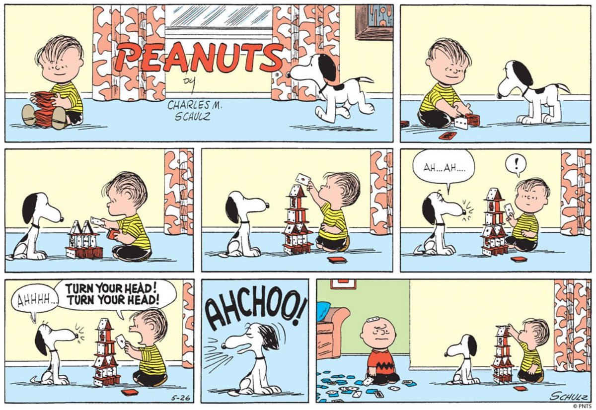 baseballcrank's tweet photo. A perfectly constructed Peanuts joke https://t.co/BuMnbzelf2