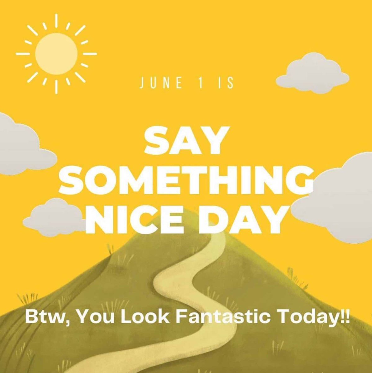 wiredprworks's tweet photo. A new month, a Monday, AND #SaySomethingNiceDay? The ultimate fresh start! ☀️

Positive words leave a lasting impact. Use your platform to lift up a peer, client, or friend today. Btw, you look fantastic today! #MondayMotivation #Kindess #BrighterPResence #BarbaraRozgonyi https://t.co/k0lzEl3mwC