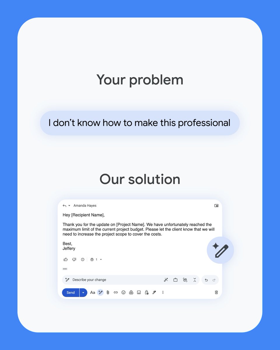 GoogleWorkspace's tweet photo. Where there’s Workspace, there’s a way ✨ https://t.co/MQG5zl3MkU