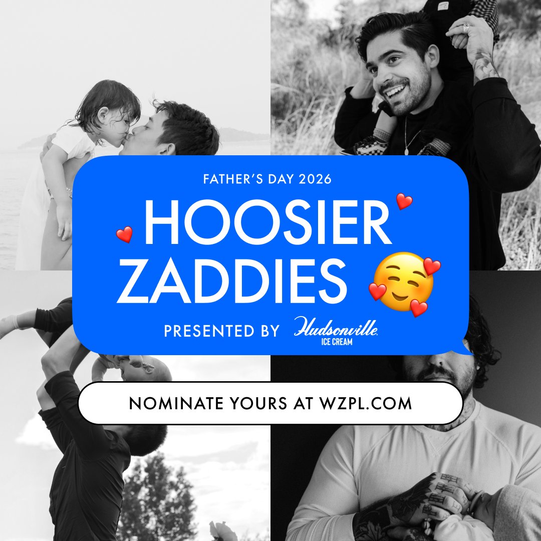 995zpl's tweet photo. Father’s Day is coming up and the Smiley Morning Show wants to honor all of those hot Zaddies! 👨‍🍼
Does your hubby go above &amp; beyond as a dad &amp; look good while he does it? Then nominate him to become THE Hoosier Zaddy, presented by Hudsonville Ice Cream: https://t.co/3UcUZtxx1n https://t.co/dtd9aRVmk4