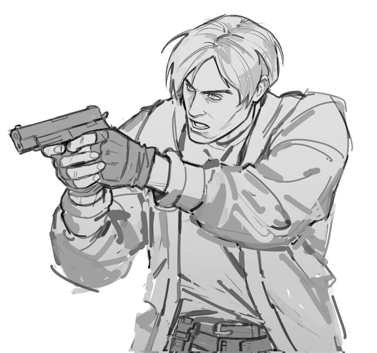 SadButTrueDog02's tweet photo. another day on the leon kennedy daily twitter account https://t.co/QWR1DFG7pW