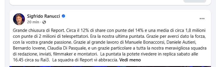 Moonlightshad1's tweet photo. E noi abbracciamo voi, uno per uno.
Grazie @SigfridoRanucci, vi vogliamo tanto bene.
#Report 
#Reportrai3
@reportrai3 https://t.co/0muOQvse1X