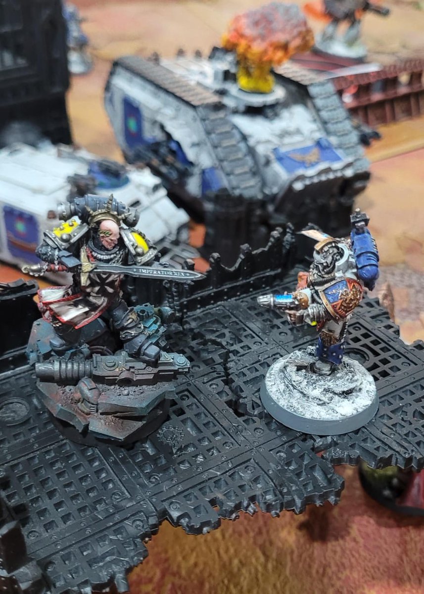 WillChu10's tweet photo. Today game my worldeaters versus imperial fist, managed to win the challange against Sigismund, that Siggy fella damn scary in challange, luckly managed to saves my invul and he failed all his invuls xD https://t.co/IfWLeajJzH