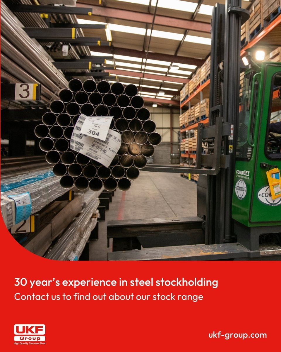 UKFGroup's tweet photo. We know what we're talking about when it comes to steel

Call us for a quote and to talk through your stainless steel requirements
https://t.co/RyFdDqDb8L

#UKFGroup #StainlessSteel #MetalProcessing #SteelSupply #StainlessProcessing https://t.co/XVuT3O3uUb