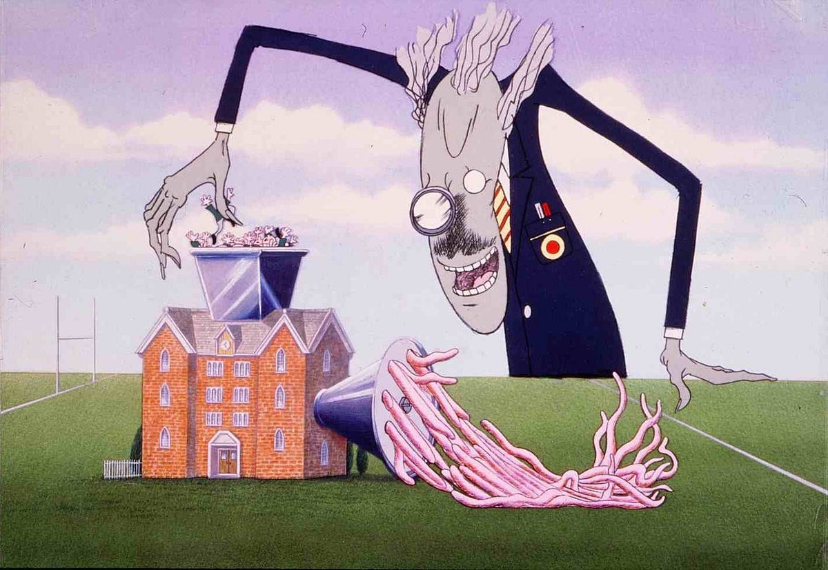 ajfortner2003's tweet photo. Happy 90th Birthday to British Satirical Cartoonist and the Artist of Pink Floyd’s The Wall and Wish You Were Here and Disney’s Hercules, Gerald Scarfe! https://t.co/V2m7WBnbDr